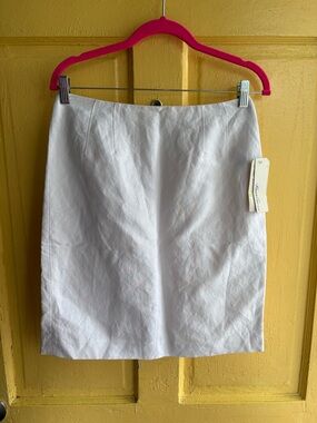 Kenneth Cole Linen Pencil Skirt